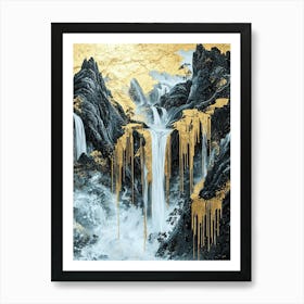 Olympus Glow Metallic Serenity Art Print