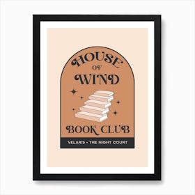 House of Wind Book Club ACOTAR Art Print