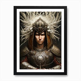 Chinese Warrior Art Print