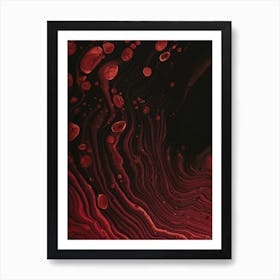 Blood Red 1 Art Print