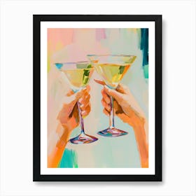 Martini Toast Art Print