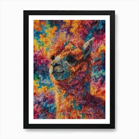 Llama 4 Art Print