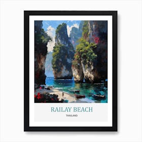 Railay Beach, Thailand Art Print