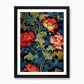 Floral Wallpaper 31 Art Print