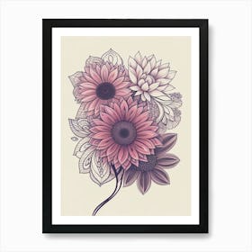 Sunflowers 3 Art Print