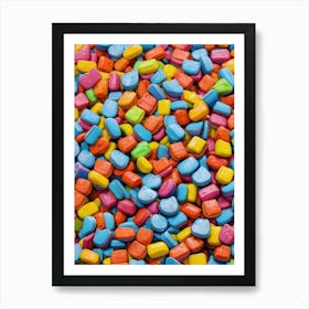 Colorful Candies Art Print