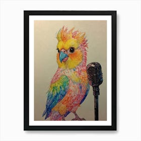 Cockatiel Art Print