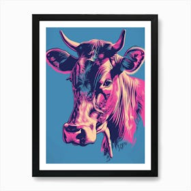 Cow Print 1 Art Print