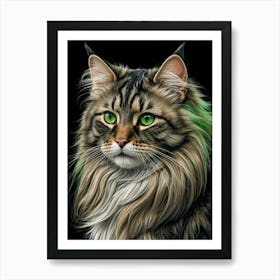 Coon Cat 2 Art Print