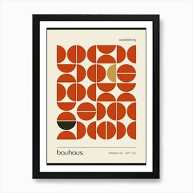 Bauhaus exhibition poster Art Print