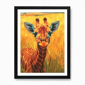 Giraffe 205 Art Print