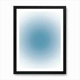 Blue Background Art Print