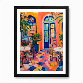 Colorful Dining Room Art Print