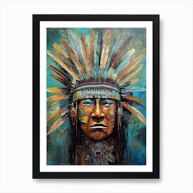 Indian Head Art Print