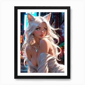 Kawaii 8 Art Print