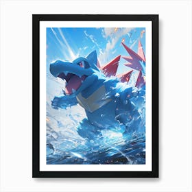 Totodile Pokemon Anime Manga Japan Poster Art Print