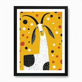 Yellow Goat 3 Art Print