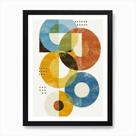 Abstract Circles 2 Art Print