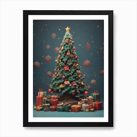 Christmas Tree Art Print