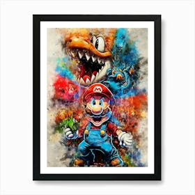 Super Mario Bros Art Print