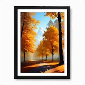 Autumn Trees 6 Art Print