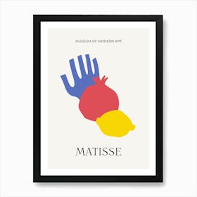 Matisse Lemon Pomegranate Art Print