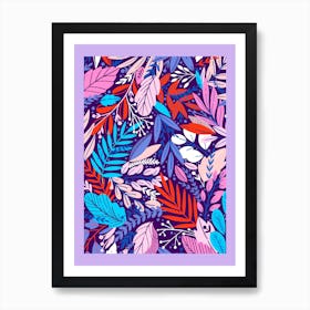 Purple Forest Art Print