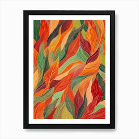 Autumn Leaves 30 Art Print