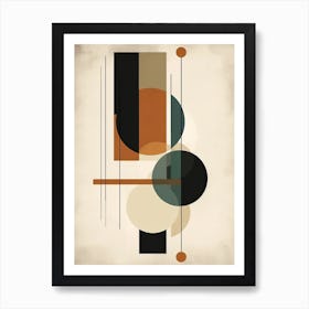 Harmony Haven; Boho Mid Century Symphony Art Print