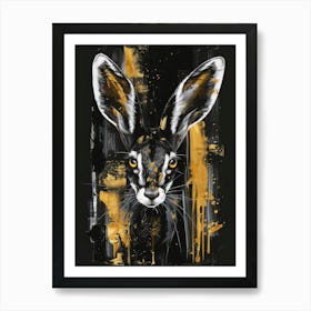 Hare Canvas Print Art Print