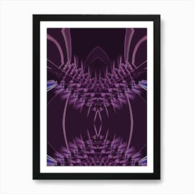 Purple Abstract 1 Art Print