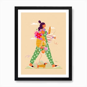 Farmers Market Art Print