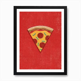 Fast Food Pizza Art Print