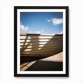 Shadow Of A Boat Art Print