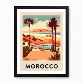 Morocco 3 Vintage Travel Poster Art Print