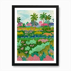 Paddy Ricefield Art Print