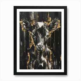 Calf Art Art Print