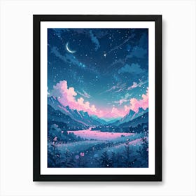 Night Sky 7 Art Print