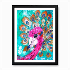 Pinkcock Art Print