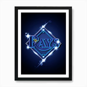 Tampa Bay Rays Logo Art Print