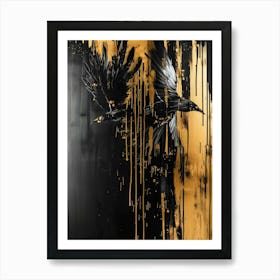 Crows 9 Art Print