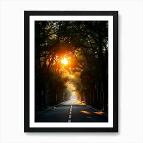 Street In The Sun Art Print