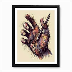 Hand Of The Artist Art Print