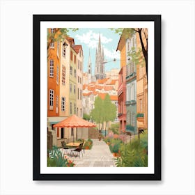 Bilbao Spain 1 Illustration Art Print