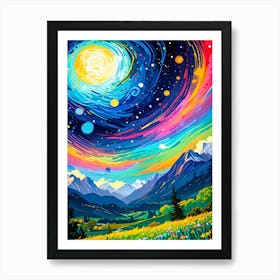 Starry Sky 3 Art Print