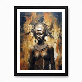 African Woman Africa Art Print