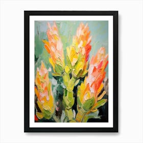 Cactus Painting Chamaecereus Silvestrii 4 Art Print