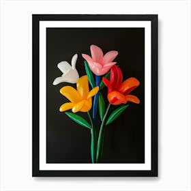 Bright Inflatable Flowers Moonflower 2 Art Print