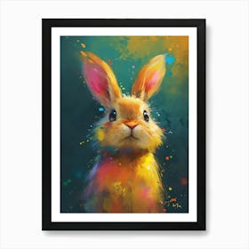 Bunny Painting Art Print