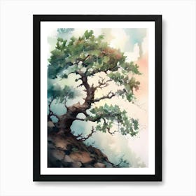 Watercolor Of A Tree 2 Art Print